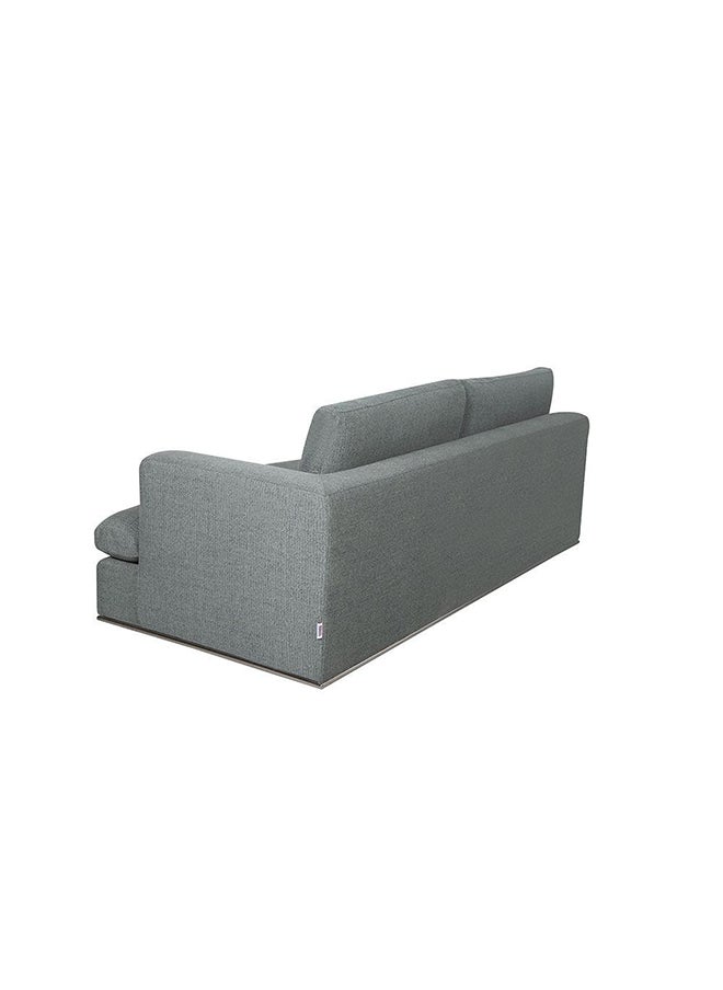 DANUBE HOME Paddington 2 Seater Right Arm Fabric Modular Sofa Modern Design Two Seat Sofas Comfortable Living Room Furniture L 221 x W 103 x H 66 cm Teal Green  - Image 3