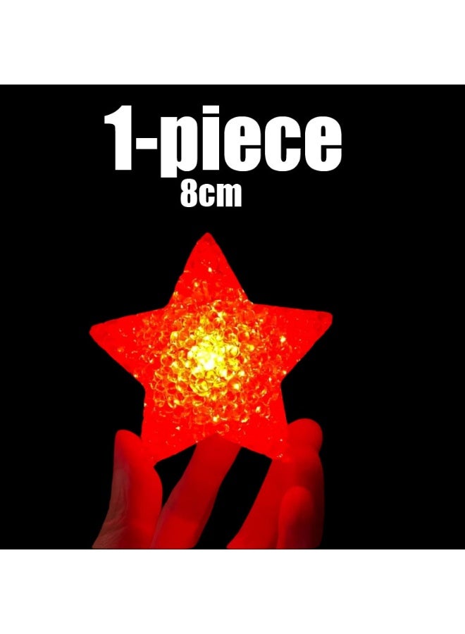 1-Piece LED Star Light, 8cm Glowing Star Lamp for World Cup Party, Soft  Light Star Decor, Luminous Handheld Star Light for Sports Events, Night Club, Festival