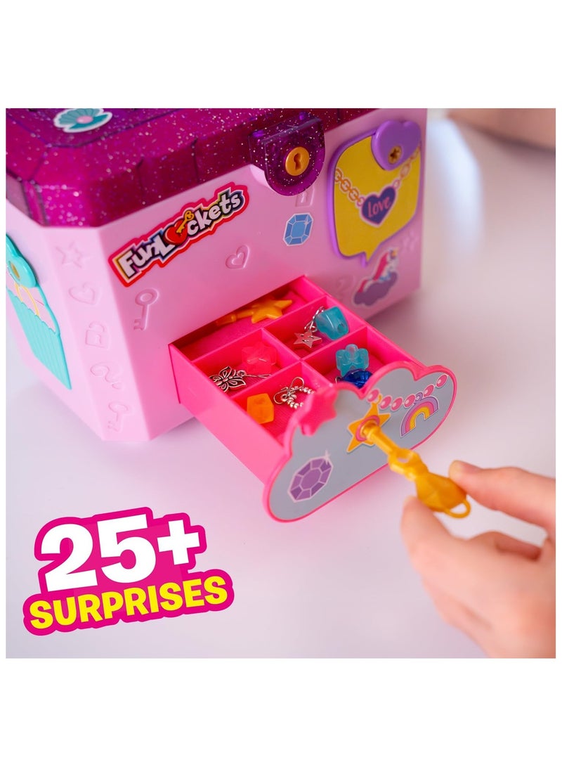 فنلوكتس صندوق مجوهرات سري مع مسجل رسائل صوتية، صندوق مجوهرات للبنات - Image 3