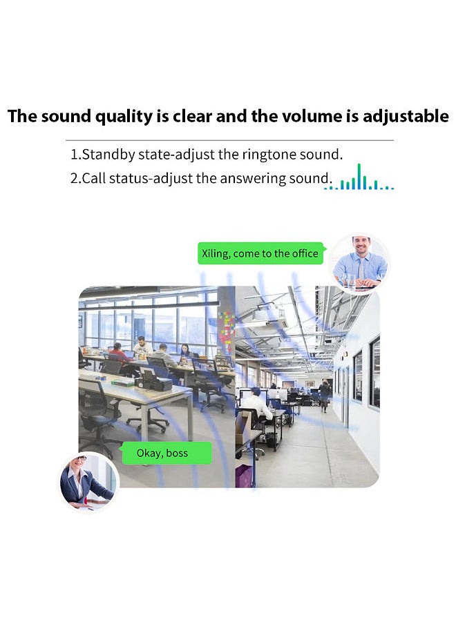 Generic - Wireless Intercom System Smart Digital Voice Calling Machine Wireless Office Intercom Machine Telephone Intercom - Image 1