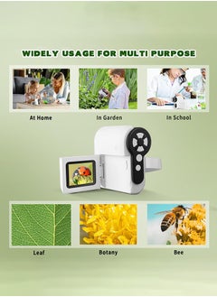 Garlo Microscope for Kids, 1000X Handheld Kids Microscope with 6 LED Lights, 2.0'' LCD Screen,Photo and Video Mini Microscope, Science Kits,Portable Microscope USB to PC Birthday Gifts for Kids 8-12, 32G  - Image 4