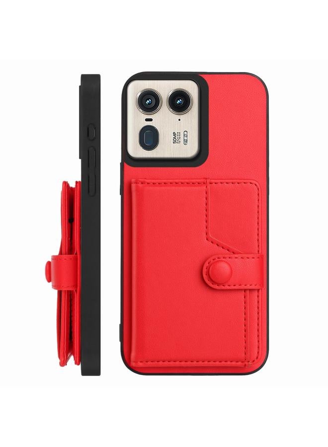 S-TOP Case For Motorola Moto X50 Ultra Button Card Bag RFID Anti-theft Phone Case - Image 2