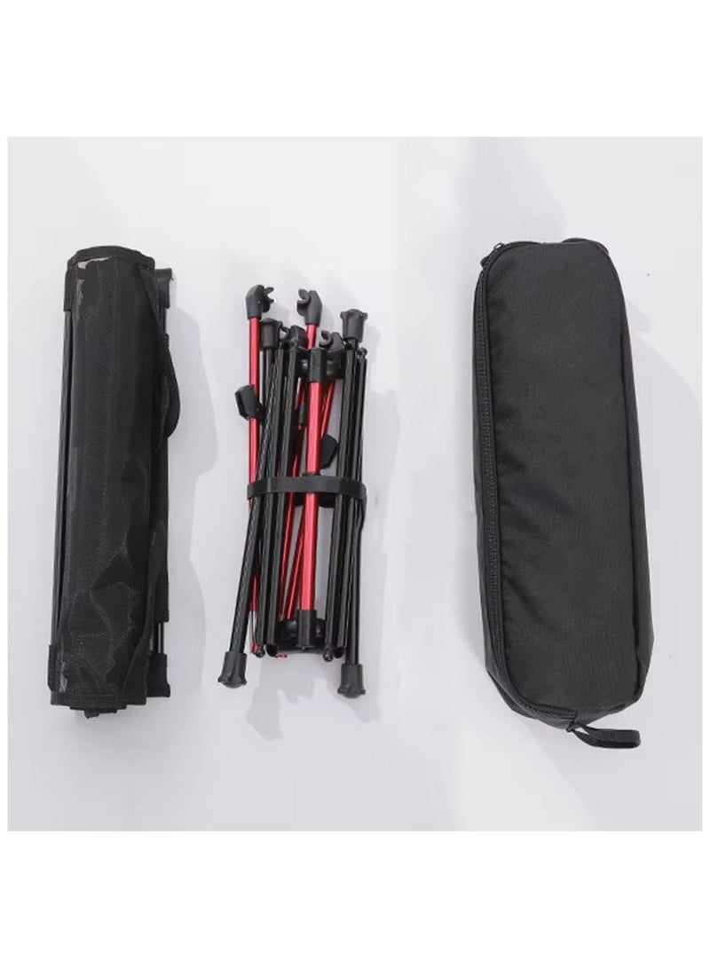 بلو فاير طاولة تخييم قابلة للطي مع حقيبة حمل وشبكة تخزين – طاولة نزهة محمولة وخفيفة الوزن من الألمنيوم، طاولة صغيرة قابلة للطي مزودة بحامل أكواب وجيب شبكي للتخزين – مثالية للتخييم، النزهات، الشاطئ، الرحلات، حفلات الشواء والسفر في الهواء الطلق - Image 3