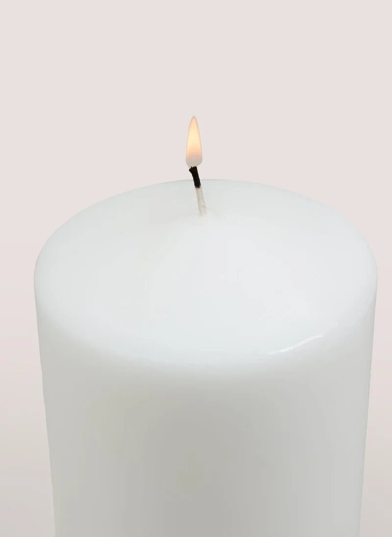 Matalan White Church Extra Large Candle