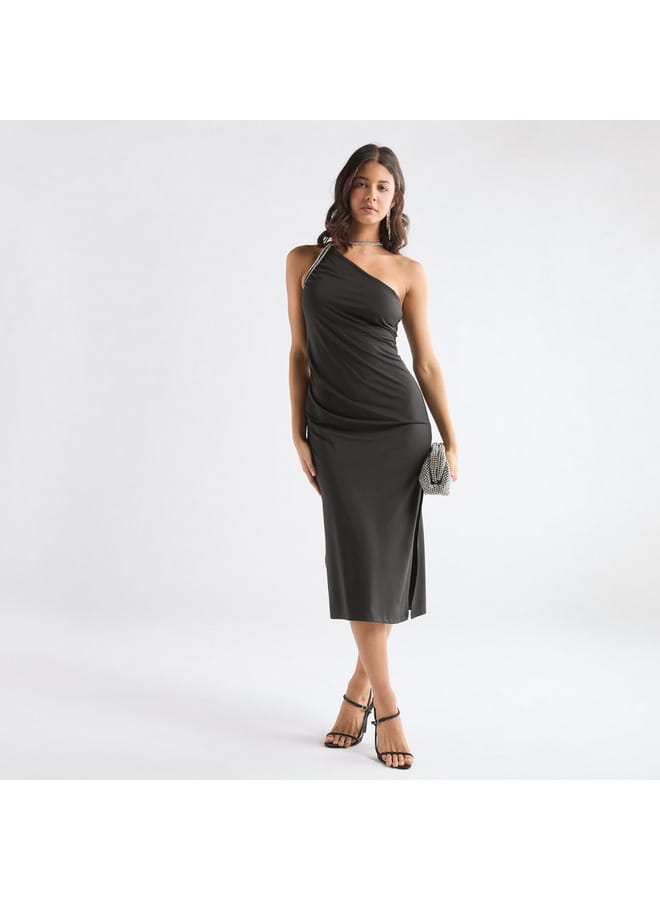 Splash FAV One-Shoulder Midi Dress  - Image 2