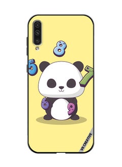 Protective Case Cover For Samsung Galaxy A50/A50s Panda With 56789 Numbers Design Multicolour