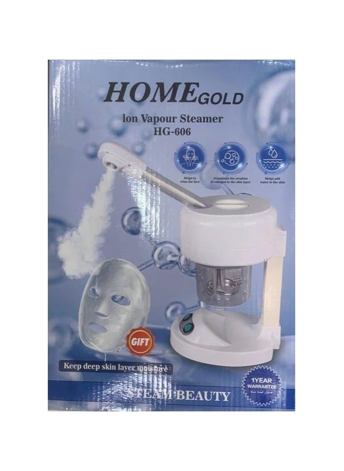 Home Gold - Portable Facial Steamer with 360 Degree Rotating Sprayer, HG-606 - Image 1