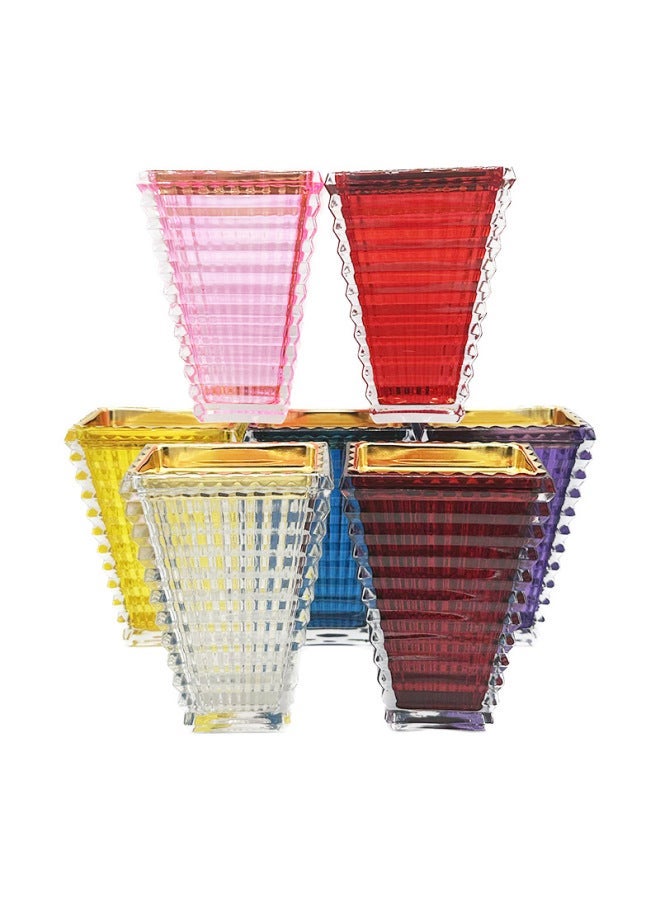 Colorful Crystal Glass Incense Burner, Elegant Tower & Sandalwood Bakhoor Holder for Home Decor - Image 3