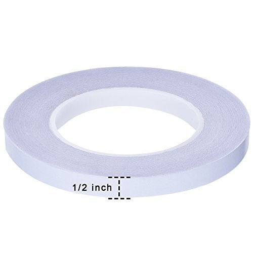 eBoot Double Sided Adhesive Tape (55 Yards) for Gifts, Photos, Documents, Wallpaper, Scrapbooking, Crafts, Ribbon, Cards and Boxes (1/2 Inch) - Image 2