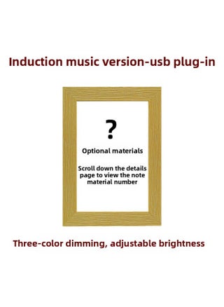 Light Painting Night Light Handmade Diy Material Bag Technology Small Production Small Invention Works First Prize-Specifications:Optional Materials - Induction Music Version - Usb Plug-in [please Note The Material Number] Three Colors - pzsku/ZD33127A9BB105BD3DE54Z/45/1745539693/23a0b56e-6aee-4777-8b14-b74d6bbdf473