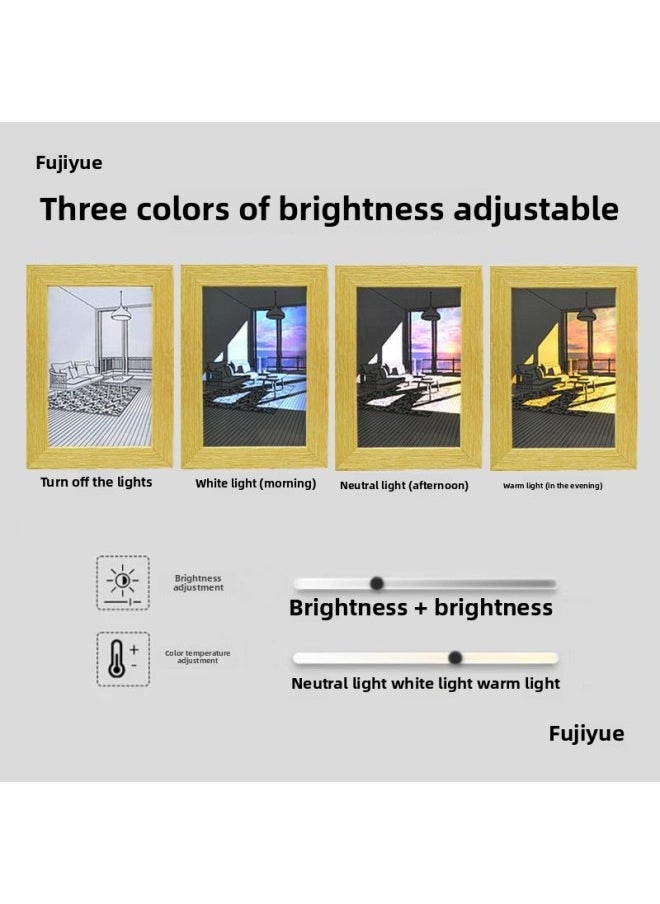 Light Painting Night Light Handmade Diy Material Bag Technology Small Production Small Invention Works First Prize-Specifications:Optional Materials - Induction Music Version - Usb Plug-in [please Note The Material Number] Three Colors