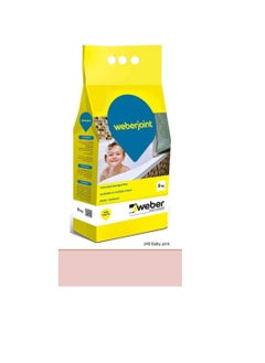 Weber Weber Cement Based Pre Mixed Tile Joint Grout Multi Colors BABY PINK  - Image 1