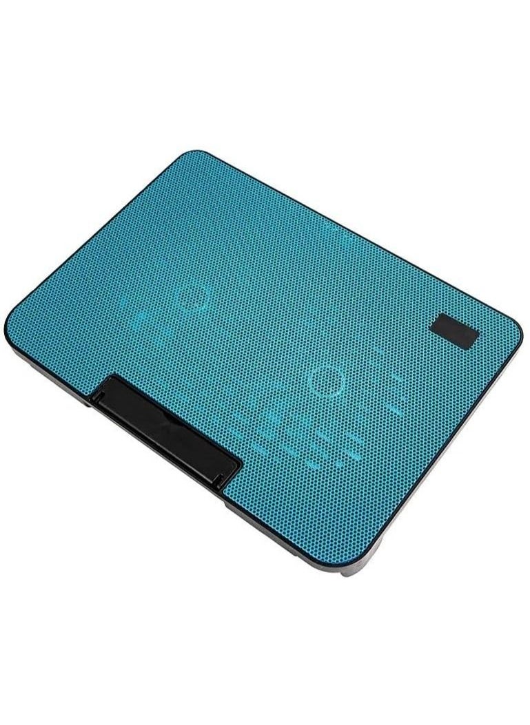 Zero - Zero ZR-650 Laptop Cooling Ergo Stand with Adjustable Fans for MacBook Samsung Ultrabook Acer Dell Hp -Blue - Image 1