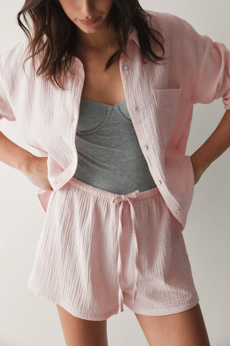 H&M Pyjama shirt and shorts