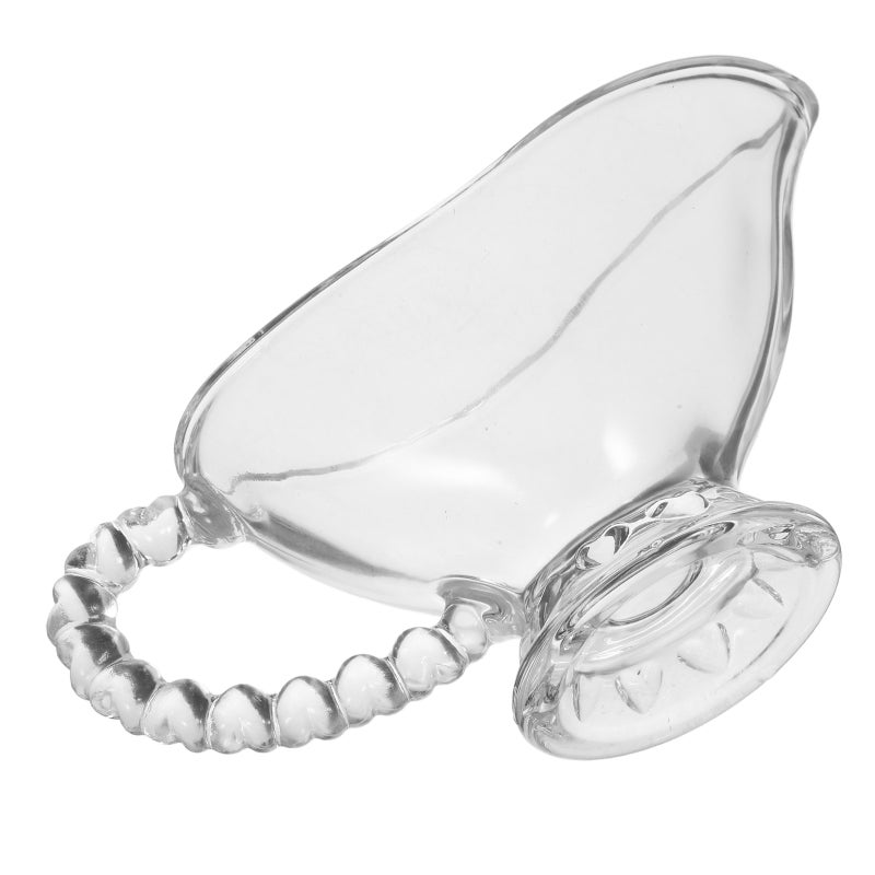 Glass Gravy Boat Glass Pitcher Transparent Pitcher Glass Creamer Pitcher - Image 5