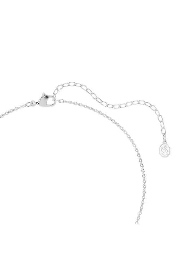 SWAROVSKI  Una EME06 Rhodium Plated Pendant Necklace for Women | Best Price UAE