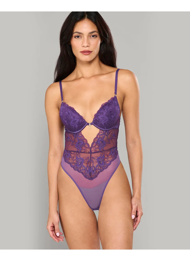 La Senza La Senza Parisian Lace Bodysuit With Jewel Detail