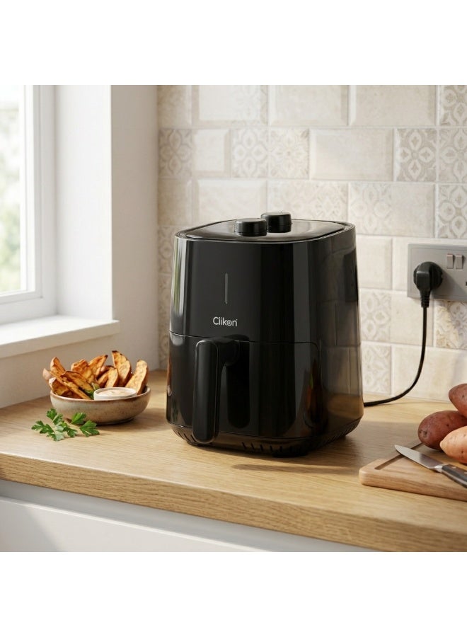 Clikon 1400W Digital Airchef | 4.0L Capacity | Digital Air Cooking | Practical Kitchen Appliance | 2-Year Warranty | CK352 | Black 4 L 1400 W CK352 Black - Image 4