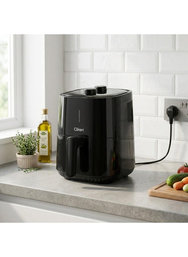 Clikon 1400W Digital Airchef | 4.0L Capacity | Digital Air Cooking | Practical Kitchen Appliance | 2-Year Warranty | CK352 | Black 4 L 1400 W CK352 Black - Image 5