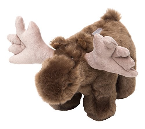 Carstens, Inc Carstens PB201 Plush Moose Kids Coin Bank, Brown Large - Image 1