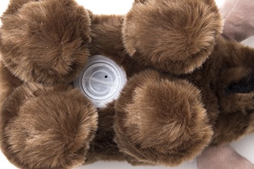 Carstens, Inc Carstens PB201 Plush Moose Kids Coin Bank, Brown Large - Image 2
