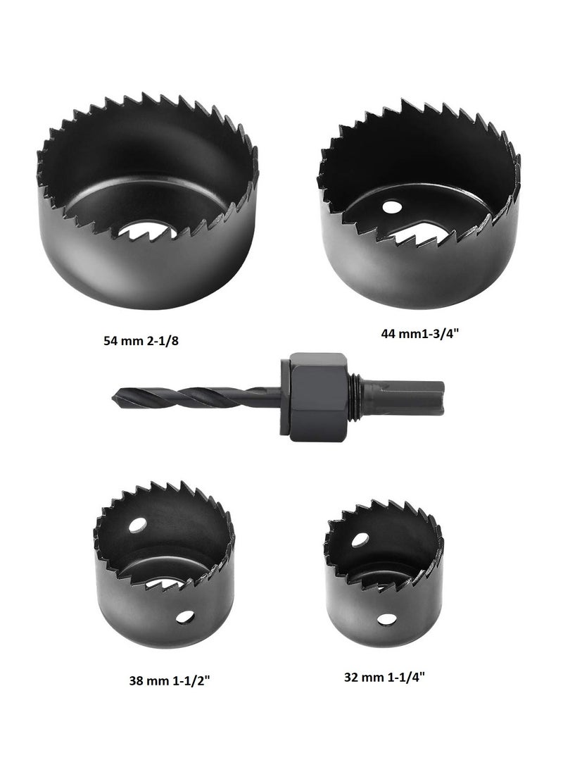 JETEX Electric Drill 10mm 500 W With Hole saw Set 5 Pieces Sets For Use on Plasterboard Wood Plastic And Other Soft Materials  - Image 3