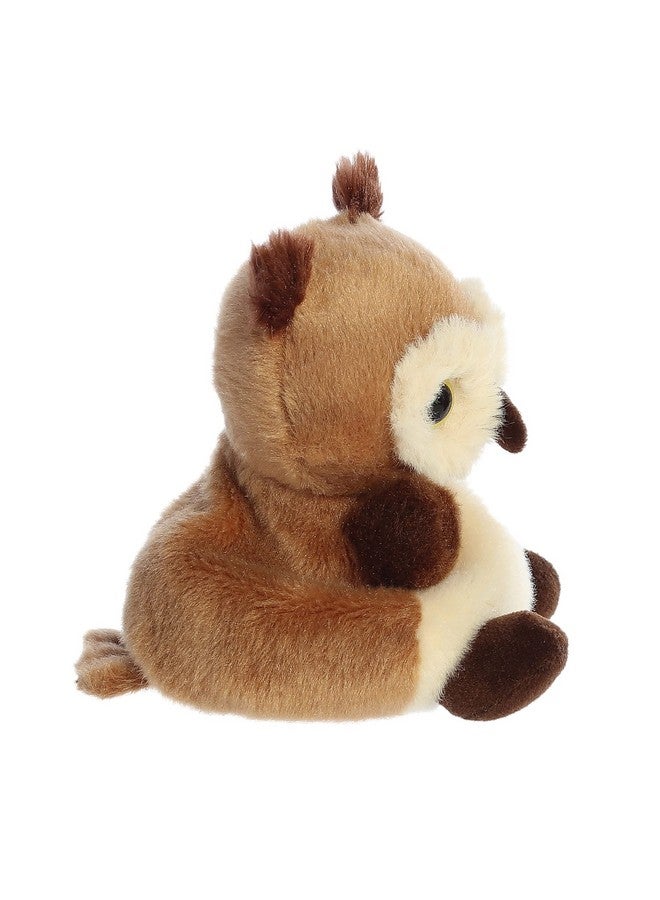 Aurora® Adorable Palm Pals™ Barnie Owl™ Stuffed Animal - Pocket-Sized Play - Collectable Fun - Brown 5 Inches - Image 3