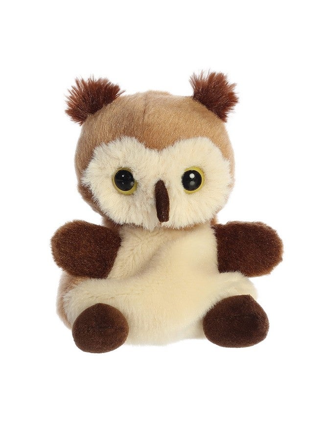 Aurora® Adorable Palm Pals™ Barnie Owl™ Stuffed Animal - Pocket-Sized Play - Collectable Fun - Brown 5 Inches - Image 1