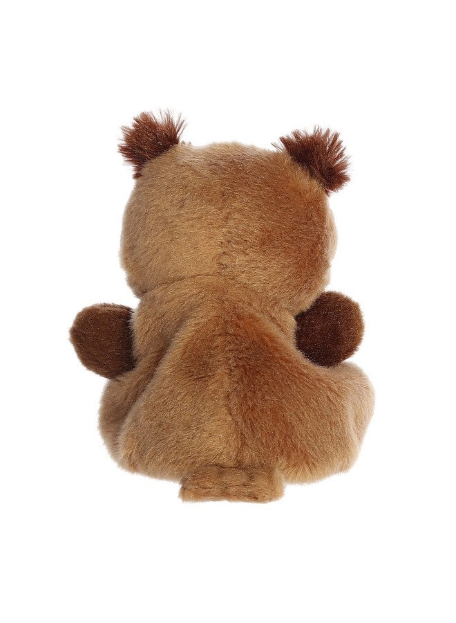 Aurora® Adorable Palm Pals™ Barnie Owl™ Stuffed Animal - Pocket-Sized Play - Collectable Fun - Brown 5 Inches - Image 4