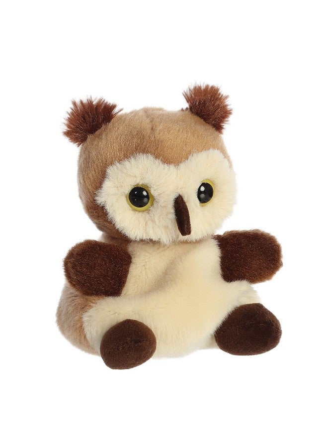 Aurora® Adorable Palm Pals™ Barnie Owl™ Stuffed Animal - Pocket-Sized Play - Collectable Fun - Brown 5 Inches - Image 2