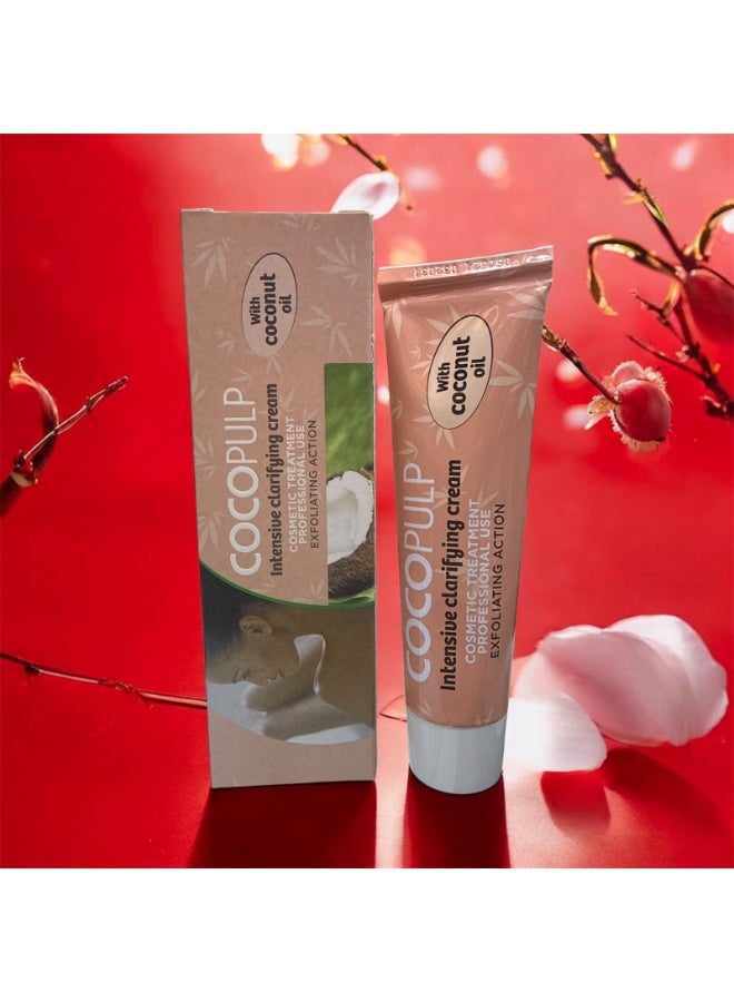 COCOPULP Coco Pulp Intensive Clarifying Cream with Coconut Oil – Hydrating & Brightening Moisturiser 50ml - Image 3