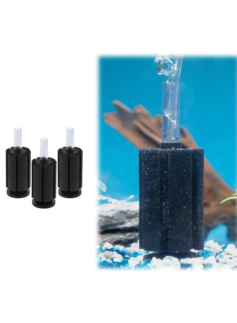 CMGTYYD Aquarium Fish Tank Biochemical Cotton Filter, Nano Bio Sponge Filter, Quiet Betta Fry Shrimp and Small Fish Foam Filter, for Fish Tank Up to 10-20 Gallon, Water Fairy Cotton 3 Pack - Image 1