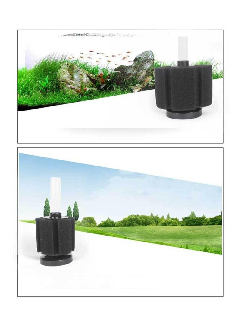 CMGTYYD Aquarium Fish Tank Biochemical Cotton Filter, Nano Bio Sponge Filter, Quiet Betta Fry Shrimp and Small Fish Foam Filter, for Fish Tank Up to 10-20 Gallon, Water Fairy Cotton 3 Pack - Image 3