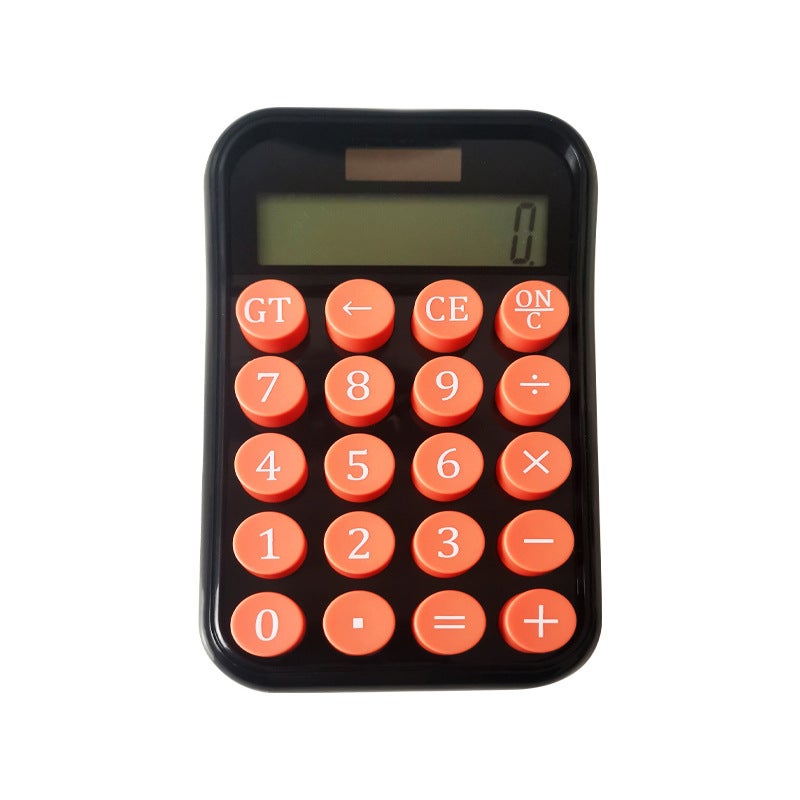 Net Red Calculator Accounting Special Solar Calculator Mechanical Simple Fashion Children'S Office High Value - Image 1