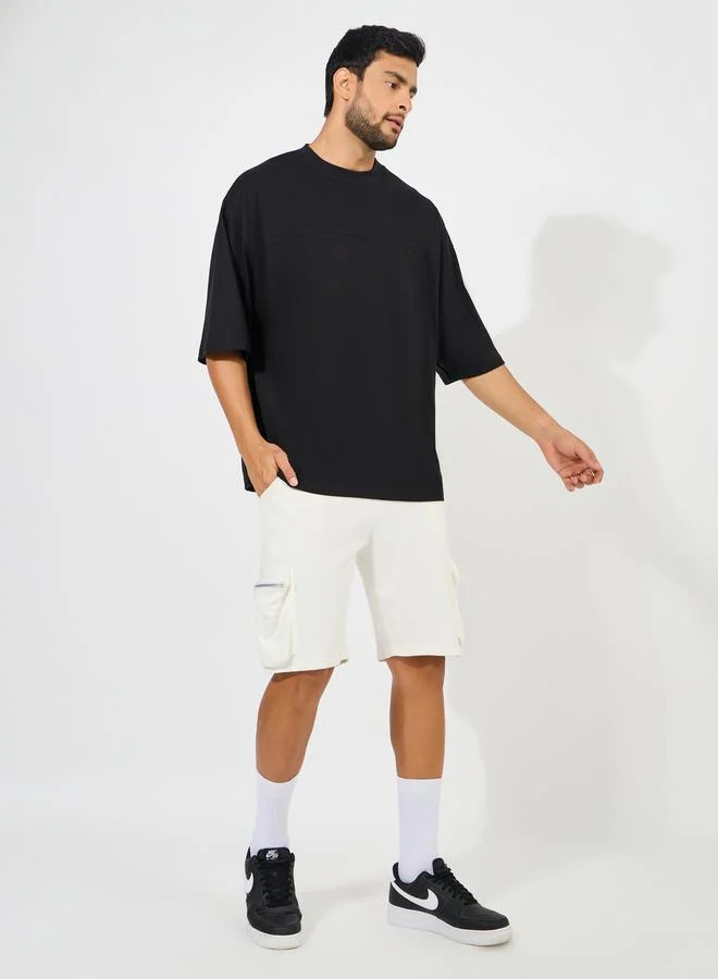 Styli One Of A Kind Slogan Print Boxy Streetwear T-Shirt