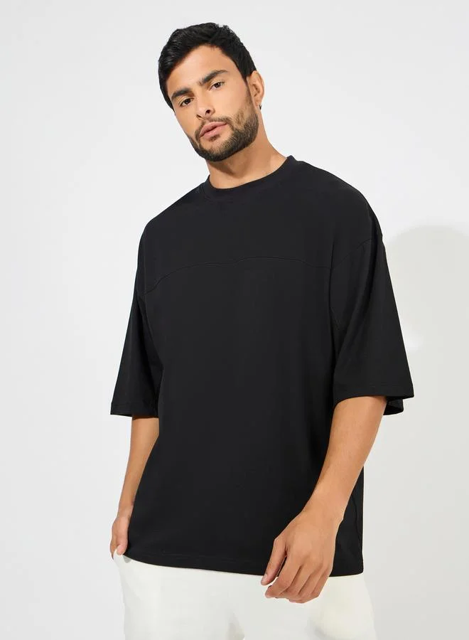 Styli One Of A Kind Slogan Print Boxy Streetwear T-Shirt