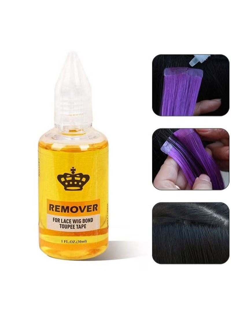 Generic Remover, Hair Extension Tape Remover, Hair Remover, Wig Tape, Double Sided Hair Extension Tape (30ML)  - Image 1