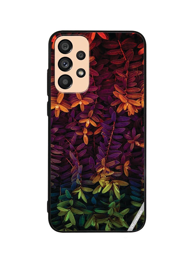VR CREATIVE Protective Case Cover For Samsung Galaxy A53 5G Leaves Design Multicolour - Image 1
