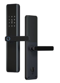 Admore K1-Zigbee Handle Smart Lock, Fingerprint Lock, 6068 Mortise, Keyless Entry Lock, Free APP, IC Card, Anti-peep Code, Work with Alexa, Tuya App, Home,Office,Apartment