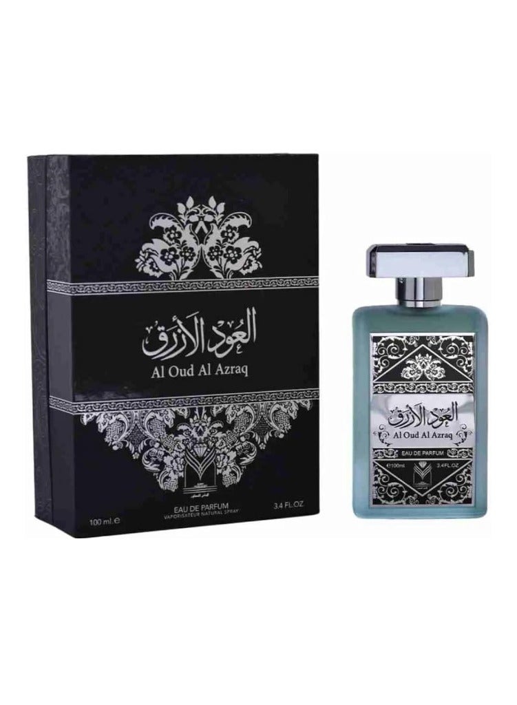 ALMAS PERFUMES Al Oud Al Azraq Unisex EDP 100ml - Image 1