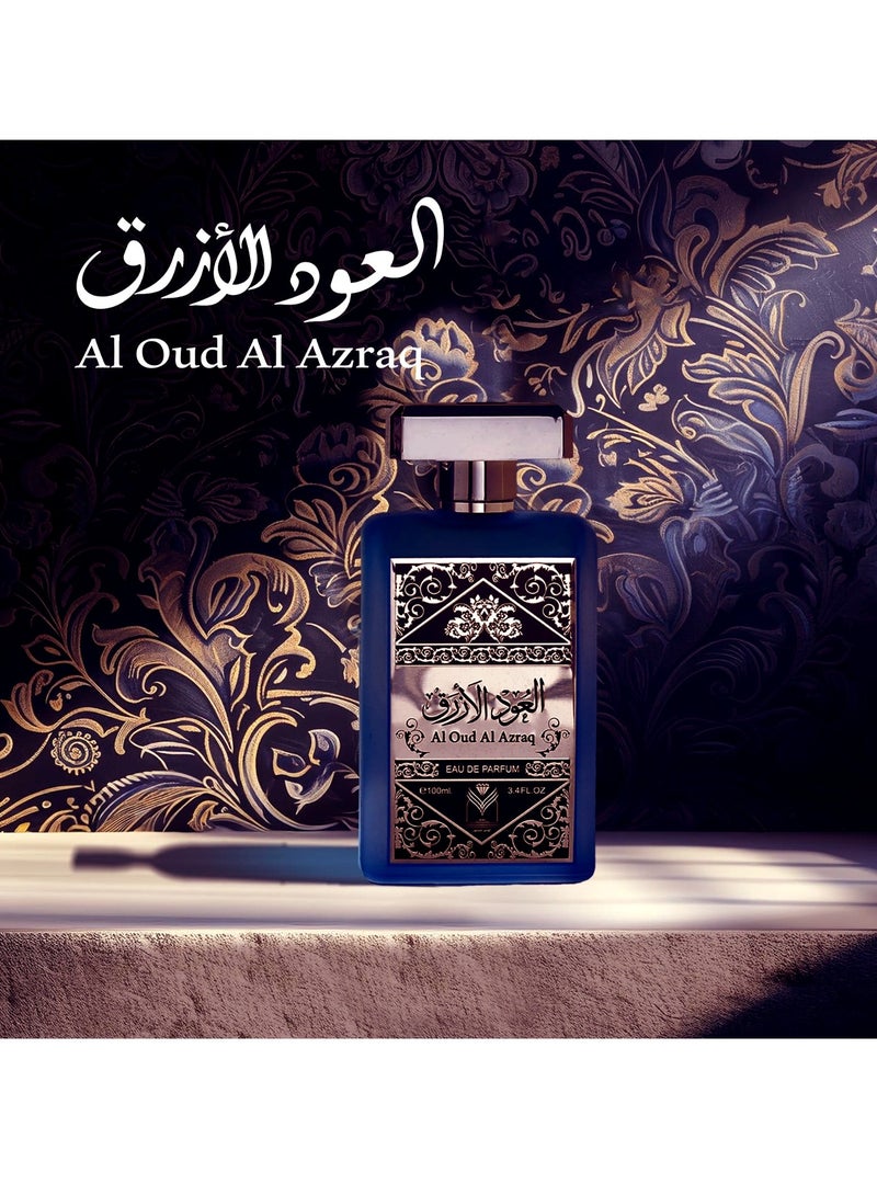 ALMAS PERFUMES Al Oud Al Azraq Unisex EDP 100ml - Image 2