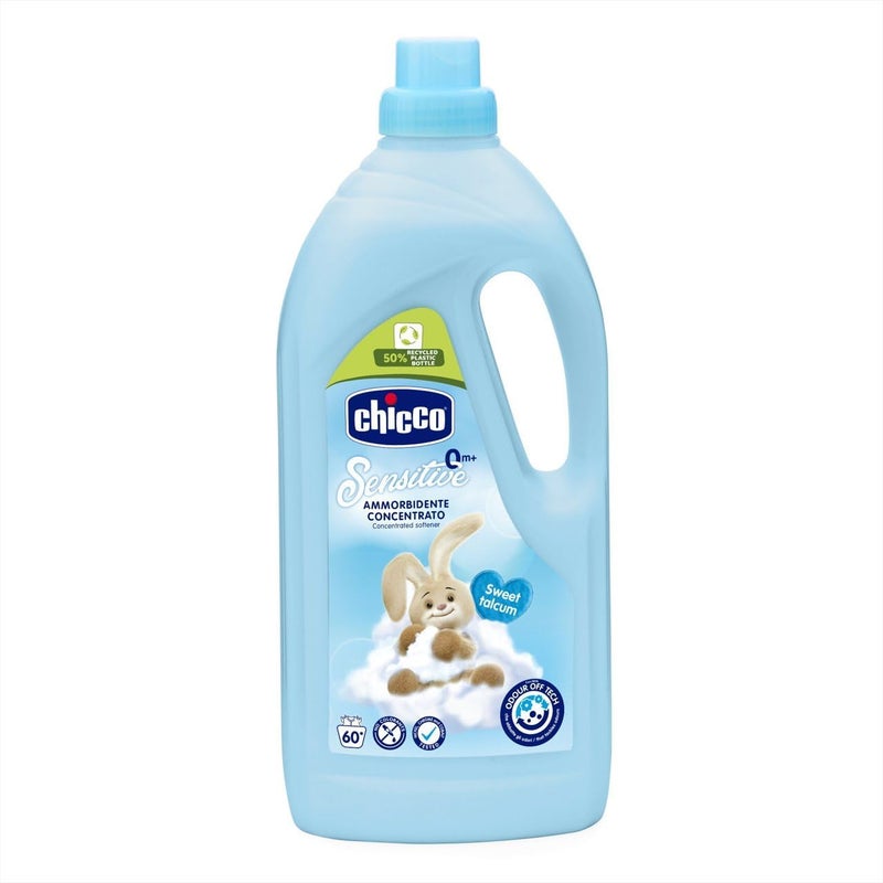 Chicco Sweet Talcum Softener, 1.5 Liters - Image 1