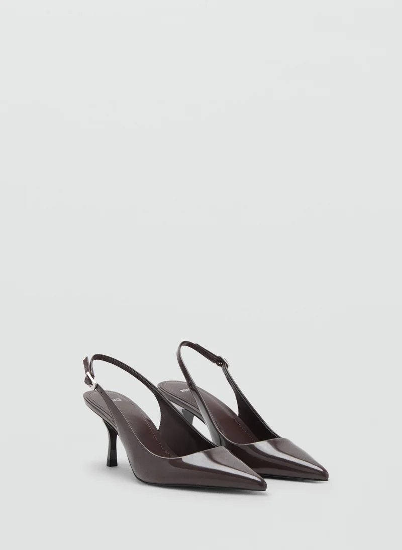 MANGO Patent heeled shoes