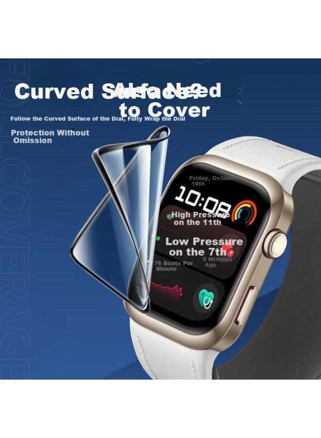 Smorss Suitable For Huawei Watch D2 Full Glue Tempered Film Huawei Watch D2 Protective Film Watch Film Composite Film Full Screen Coverage Anti-drop Anti-scratch Sticker Film - Image 5