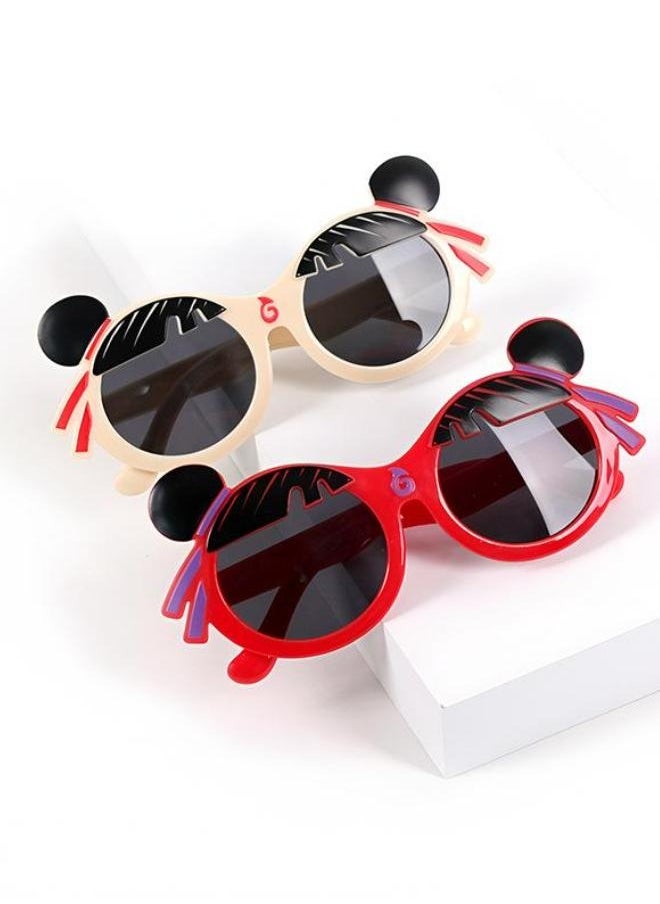 DTBG 2 Pairs Kids Cartoon Nezha Sunglasses - UV Protection, Fashionable and Durable  - Image 1
