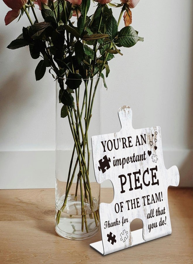 TRCENDE Team Appreciation Thank You Gifts For Coworkers, You’re an Important Piece of My Puzzle, Appreciation Gifts for Employees,Birthday Christmas Gifts for Colleague Metal Puzzle Office Signs xpp236 - Image 4