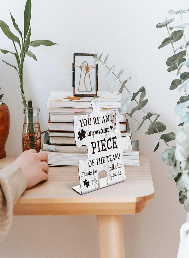 TRCENDE Team Appreciation Thank You Gifts For Coworkers, You’re an Important Piece of My Puzzle, Appreciation Gifts for Employees,Birthday Christmas Gifts for Colleague Metal Puzzle Office Signs xpp236 - Image 2