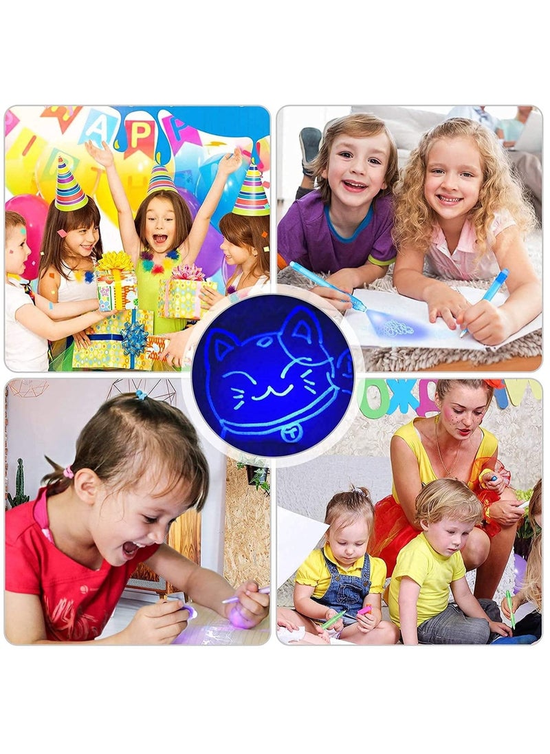 ESSEN Invisible Ink Pen Secret Spy Party Favors with UV Light for kids - 5pcs  - Image 5