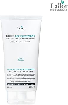 Lador علاج لادور هيدرو LPP أنبوب علاج الشعر كولاجين مرطب بلسم للشعر الضعيف والتالف مكونات طبيعية زيت الجوجوبا بدون سيليكون بدون كبريتات pH 55 - Image 2