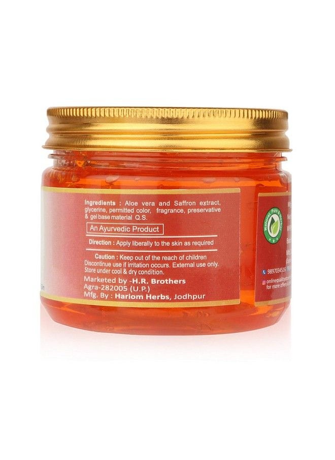 Online Quality Store Aloe Vera Saffron Gel ; Saffron For Glowingsmooth & Hydrated Skin ;Nontoxic;100% Vegan Natural & Sulphate Free ;Saffron Nourishing Face Cream ;Face Gel For Glowing Skin ;Night Cream300G  - Image 3